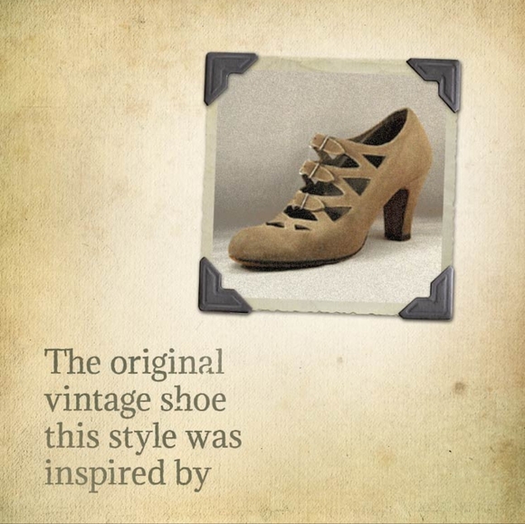 🤍 1940s cut out repro heels - Picture 8 of 8